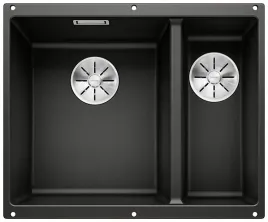 blanco-subline-340-160-u-silgranit-czarny-lewa-infino