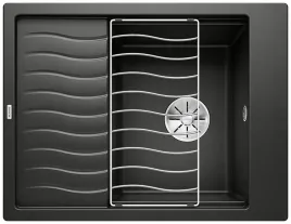 blanco-elon-45-s-silgranit-czarny-odwracalny-infino-kratka-ociekowa