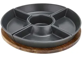 ladelle-essentials-charcoal-miseczki-do-przekasek-na-obrotowej-desce-l6207