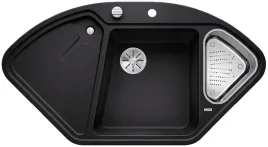 blanco-delta-ii-silgranit-antracyt-narozny-korek-auto-infino-odsaczarka