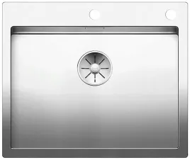 blanco-claron-550-if-a-stal-polerowana-korek-auto-infino-pushcontrol