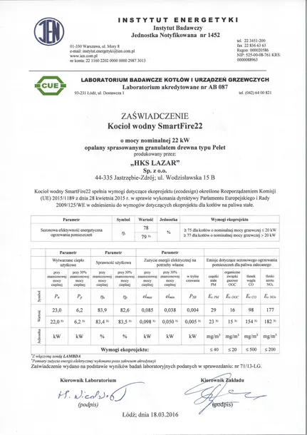 kociol-pellet-lazar-smartfire-22-150-stan-nowy-rodzaj-paliwa-pellet