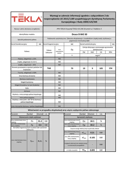 kociol-tekla-dracod-bio-30-igneo-touch-zakres-klas-efektywnosci-energetycznej-a-g