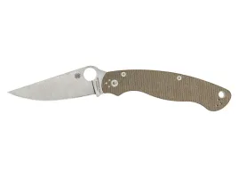 spyderco-military-2-brazowe-plotno-micarta-cpm-cruwear-c36mpcw2