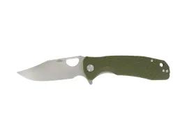 honey-badger-hb4071-clip-point-medium-green