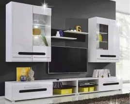 mebloscianka-owal-bialy-czarny-bialy-polysk-szafka-rtv-komoda-polka-regal