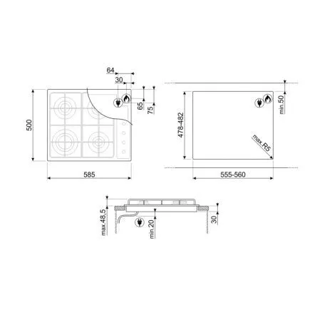 smeg-s64sn-selezione-60-cm