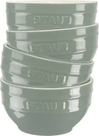 staub-serving-zestaw-4-misek-12-cm-eukaliptusowy