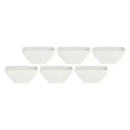 la-porcellana-bianca-florentina-zestaw-6-misek-kwadratowych-glebokich-11-cm