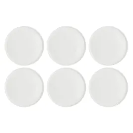 la-porcellana-bianca-essenziale-gourmet-zestaw-6-talerzy-obiadowych-21-cm
