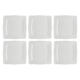 la-porcellana-bianca-florentina-zestaw-6-talerzy-kwadratowych-26-5-cm
