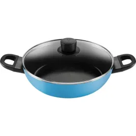 ballarini-caprera-patelnia-gleboka-2h-z-pokrywka-28-cm-niebieska