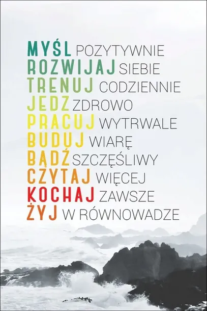 mysl-kochaj-zyj-magnes