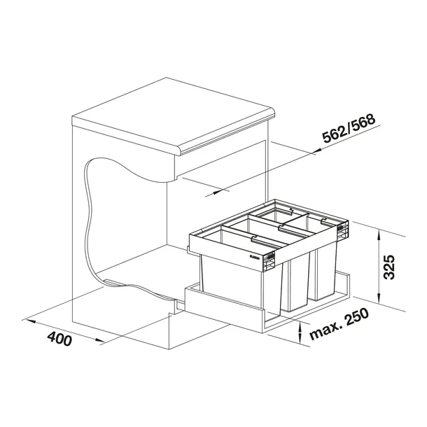 blanco-flexon-ii-low-60-4-stan-nowy-rodzaj-kosz