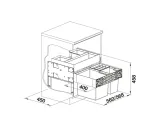 blanco-select-ii-xl-60-3-orga-stan-nowy-rodzaj-zestaw-koszy