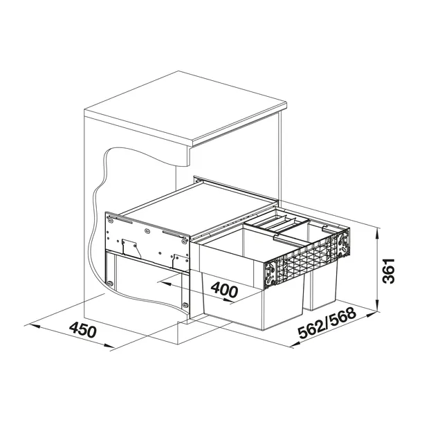 blanco-select-ii-xl-60-3-rodzaj-kosz