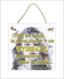 zycie-jest-sztuka-obraz-tabliczka-motywacyjna-2222