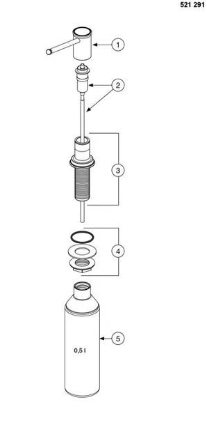 blanco-livia-dozownik-chrom-maksymalna-srednica-otworu-do-montazu-35-mm