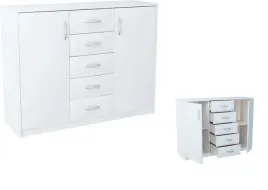 komoda-szafka-2d5s-biala-110cm-szuflady-regal-rob