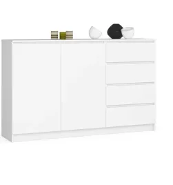 komoda-szafka-k013-160cm-4-szuflady-biala-akd