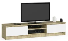 szafka-stolik-rtv-2d1p-160cm-artisan-bialy-komoda-akd