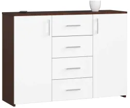 komoda-szafka-k45-110cm-4-szuflady-wenge-bialy-akd