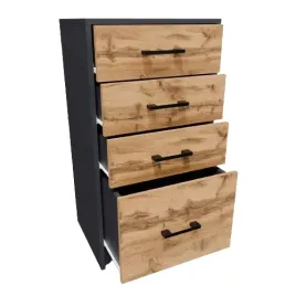 komoda-szafka-45cm-4s-grafit-wotan-4-szuflady-regal-slupek-antracyt-rob