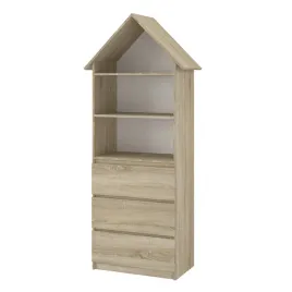 regal-dzieciecy-boo-a3-domek-dab-sonoma-185cm