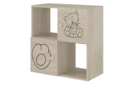 regal-dzieciecy-boo-4-komorowy-sonoma-kot