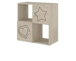 regal-dzieciecy-boo-4-komorowy-sonoma-gwiazda