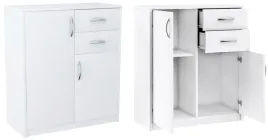 komoda-2d2s-biala-mala-szafka-2-szuflady-regal-z-polka-na-ubrania-zabawki