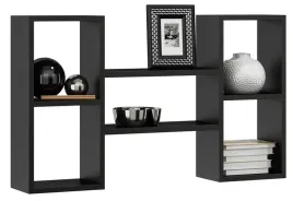 polka-wiszaca-polon-czarna-scienna-szafka-regal-ksiazki-zdjecia-obrazki