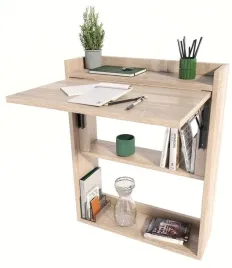 biurko-scienne-skladane-sonoma-funkcjonalne-rozkladane-szafka-polka-regal