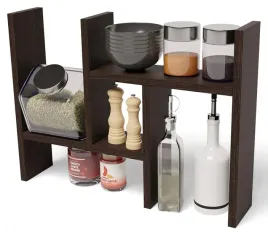 polka-kuchenna-stojaca-ex3-wenge-regulowana-szafka-regal-podwojna-18mm