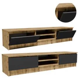 szafka-rtv-2d1p160ag-artisan-grafit-szary-160cm-stolik-pod-telewizor-komoda