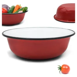 miska-emaliowana-na-owoce-marynowanie-salatki-czerwona-nakrapiana-36l