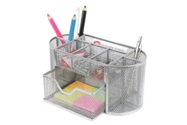 przybornik-na-biurko-organizer-metalowy-z-siatki-net-5a-jumbo-srebrny