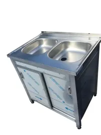 szafka-nierdzewna-blat-roboczy-drzwi-suwane-polka