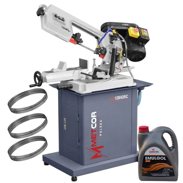 PRZECINARKA TAŚMOWA PIŁA TAŚMOWA 150mm ZESTAW METCOR BS128HDRAd 400V MOC!