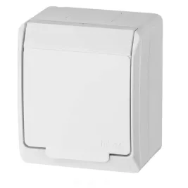hermes-gniazdo-pojedyncze-natynkowe-z-u-ip44-biale