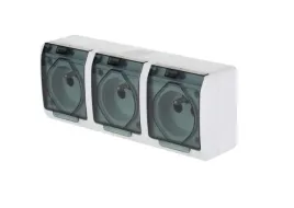hermes-gniazdo-potrojne-natynkowe-z-u-ip44-biale
