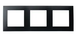 ospel-szafir-ramka-potrojna-3-krotna-czarna