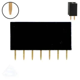 2x-pinheader-7pin-dystans-goldpin-8-5mm-2-54mm