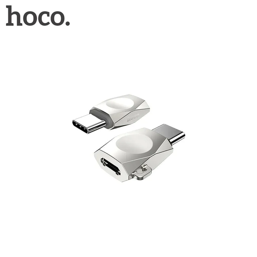 hoco-adapter-micro-do-typ-c-ua8-perlowy