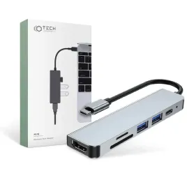 tech-protect-v4-hub-adapter-6in1-grey