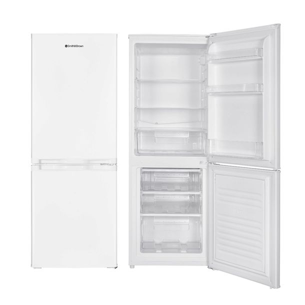 Lodówka chłodziarko-zamrażarka 207L biała 150cm Smith&Brown SFBF-211-WE3