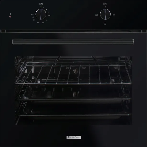 PIEKARNIK DO ZABUDOWY GŁĘBOKOŚĆ 50cm ELEKTRYCZNY 54L CZARNY 60cm