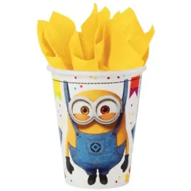 kubeczki-papierowe-minionki-amscan-250ml-8-szt