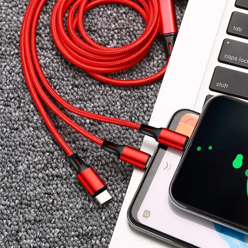 kabel-ladowarka-3w1-do-iphone-micro-usb-typ-c-stan-nowy