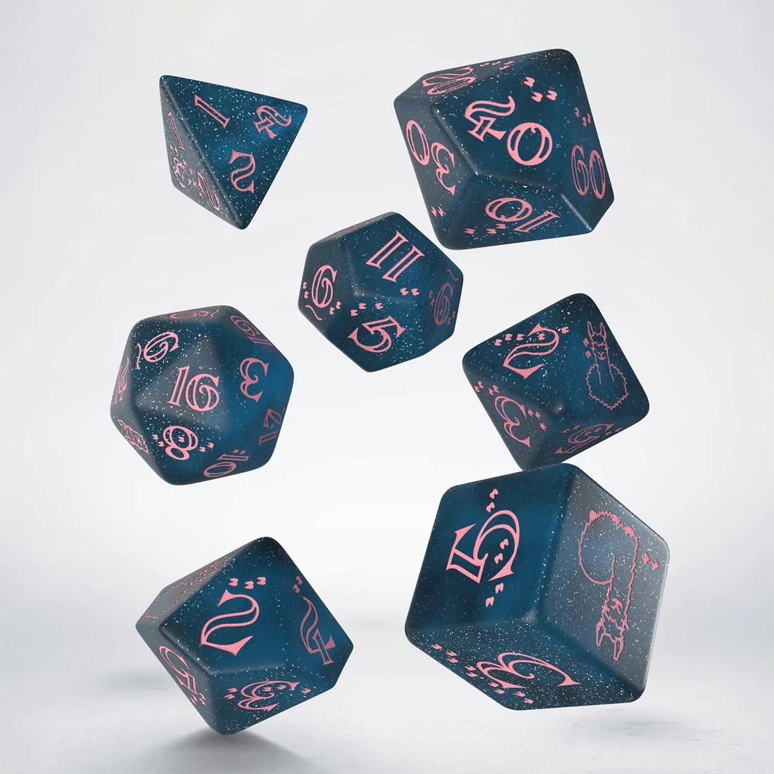 kosci-sparkling-llama-dice-set-7-szt-stan-nowy